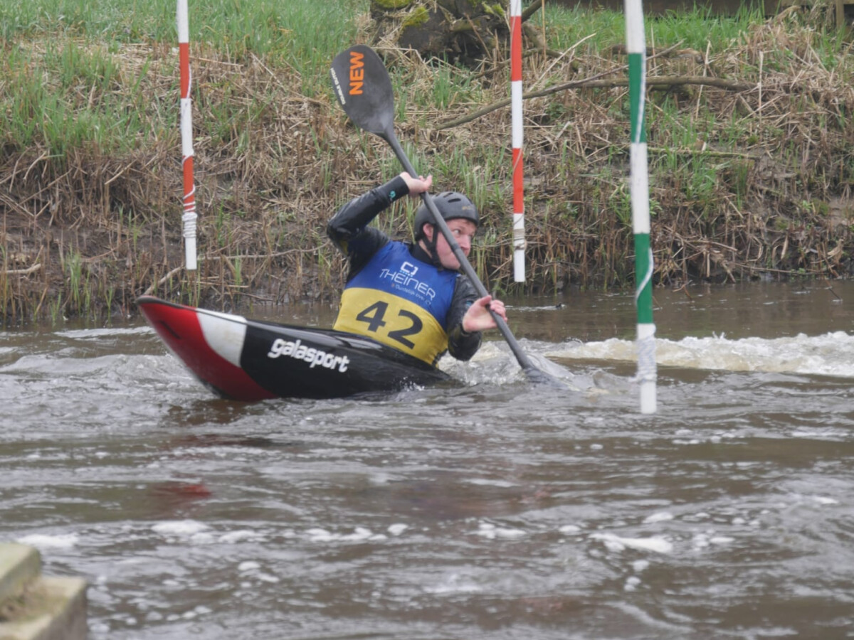 joris in slalom kajak